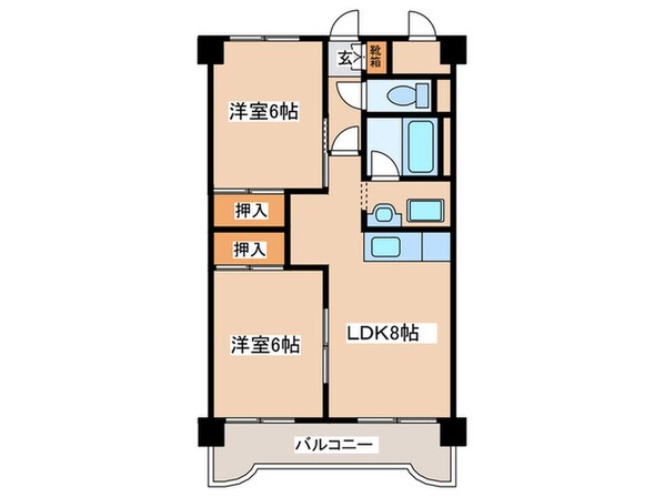 恵友エアリス２３の物件間取画像